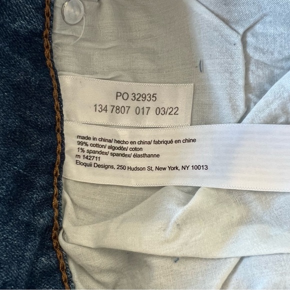 Eloquii Distressed Denim Shorts NWT - Picture 7 of 8